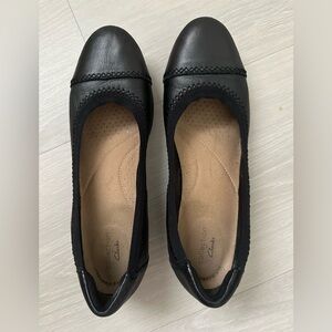 Clarks Black Leather Collection Shoes